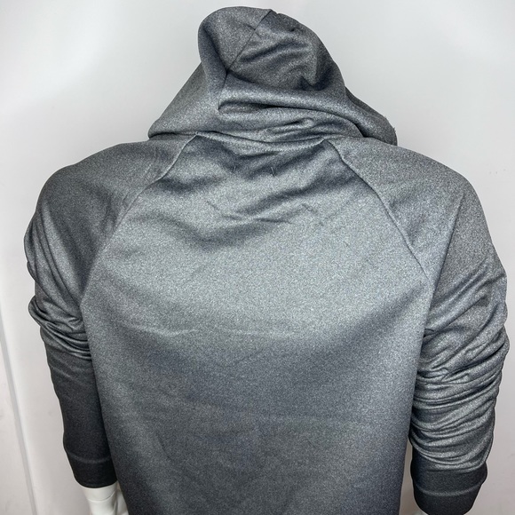HURLEY POLY FLEECE PULLOVER WITH HOODIE, SIZE MEDIUM, CHARCOAL, WITH 2 POCKETS - Picture 3 of 14